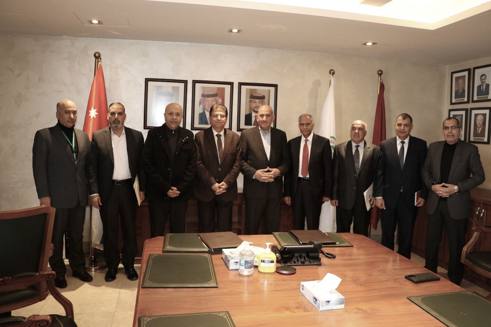 Renewal of the security and protection agreement and strengthening cooperation between retired military personnel and the Jordanian Phosphate Company.